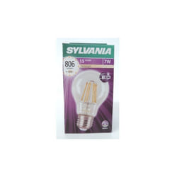Ampoule led 6W ronde A60 filament 2700K 806lm culot E27 230V non-dimmable claire toledo retro Sylvania 0027341