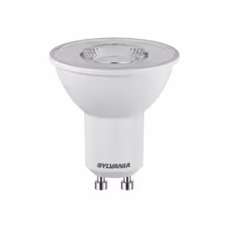 Gamme de lampes LED à réflecteur. avec corps blanc.Faisceau : 110°.Durée de vie moyenne : 15 000 h.Ne convient pas aux lumina ...