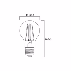 L'ampoule LED TOLEDO Retro de Sylvania est conçue pour imiter une lampe traditionnelle visuellement, mais en économisant jusq ...