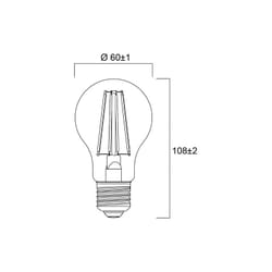 Sylvania - Led standard dépoli e27 8w 1055lm 2700k blanc confort boite
