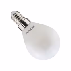 SYLVANIA - LAMPE TOLEDO RETRO SPHÉRIQUE SATINÉ 4,5 W 470 LM 827 E14 0,045 KG - SYLVANIA - 0029536