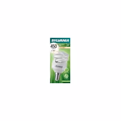 Ampoule SYLVANIA Eco Energie 80% fluo-compacte - Culot E14 - Puissance 8W - Equivalence 40W - Label énergétique : A - Durée d ...