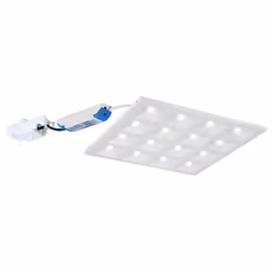Dalle architecturale à puissance variable pour les applications tertiaires. Corps acier monobloc, finition blanc RAL 9003. Mo ...