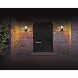Sylvania Gizmo Solar Wall Light Lantern Éclairage mural extérieur LED Noir