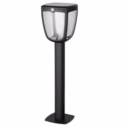 Sylvania Gizmo Solar Bollard Lantern Éclairage au sol extérieur LED Noir
