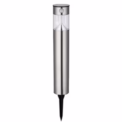 Sylvania Gizmo Solar Bollard, Éclairage au sol extérieur, Acier inoxydable, Acier inoxydable, IP54, Garage, III