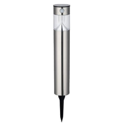 Sylvania Gizmo Solar Bollard Éclairage au sol extérieur LED Acier inoxydable