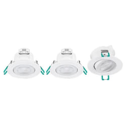Spot encastré LED - Sylvania 90021 - Blanc - Lot de 3 - 500Lm 840 IP44