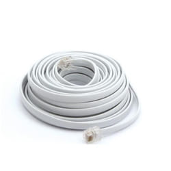 Velleman - Perel 612273 RJ12 Modulaire de cable de connexion, longueur 8.0 m, couleur blanc