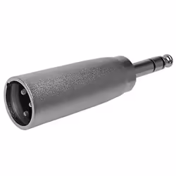Velleman CAA04, XLR, 6,35 mm, Argent