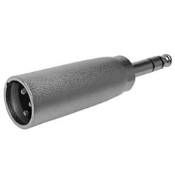 Velleman CAA04 changeur de genre de câble XLR 6,35 mm Argent