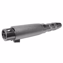 Velleman CAA01, XLR, 6,35 mm, Acier inoxydable