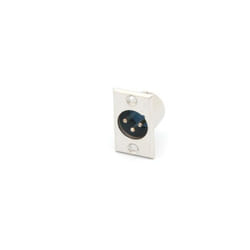 Toolland - fiche xlr male nickelee 3 broches pour chassis CA105 RI970