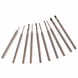 Velleman DRILLSET1, Perceuse, Ensemble de forets, 2,33 mm, 45,5 mm, Boîte, 10 pièce(s)