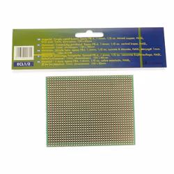 Velleman ECL1/2, Kit de carte à circuit imprimé platine, 100 mm, 80 mm
