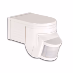 Perel PIR1200W, Capteur infrarouge passif (PIR), Avec fil, 12 m, Intérieure, Blanc, IP44