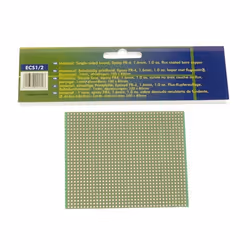 Velleman ECS1/2, Kit de carte à circuit imprimé platine, 100 mm, 80 mm