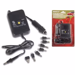 Velleman Car Adapter, 24 W, 12 V, 2000 mAh, Noir