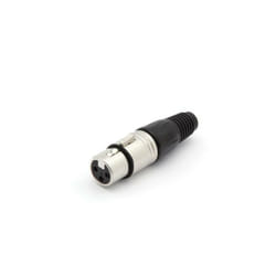 Toolland - fiche xlr femelle nickelee 3 broches CA094 RI955