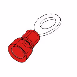 Velleman FRO4, Rouge, 4,3 mm, 10 pièce(s)