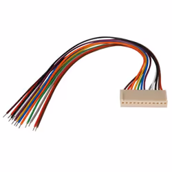 Velleman BTWF12, 0,2 m, 12 broches, Femelle, Droit, Multicolore, Blanc, 30,5 mm