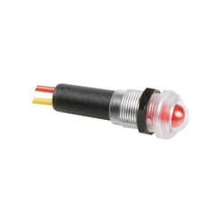 Voyant Led Rouge 12v Resistant A L'Eau - Boitier Noir Velleman 12vtr