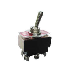 Velleman JS-509C commutateur électrique Commutateur à bascule Argent, Noir