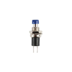 Velleman R1829A/BL commutateur électrique Bouton-poussoir Bleu