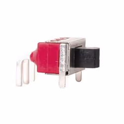 Velleman TS-13P, Commutateur coulissant, Nylon, Acier, Noir, Rouge, 120 V, 28 V, 6 A