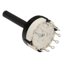 Velleman 8404-1 commutateur électrique Commutateur rotatif Noir, Blanc