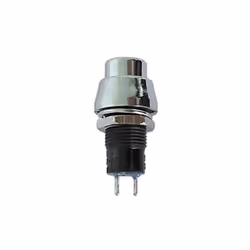 Velleman R1384A, Bouton-poussoir, Argent, 125 V, 3 A
