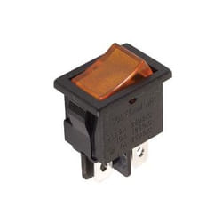 Velleman R1944C/A commutateur électrique Interrupteur à balancier Ambre, Noir