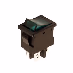 Velleman R1944C/G, Interrupteur à balancier, Sans fil, Nylon, Noir, Vert, 250 V, 125 - 250 V