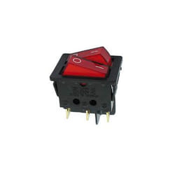 Velleman R900 commutateur électrique Bouton-poussoir Noir, Rouge