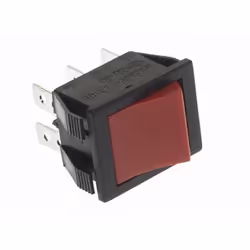 Velleman R905B/R, Interrupteur à balancier, 6P, Noir, Rouge, 250 V, 10 A