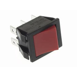 Velleman R905B/R commutateur électrique Interrupteur à balancier 6P Noir, Rouge