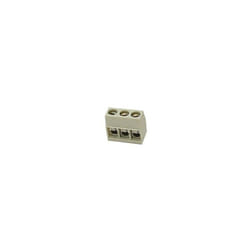 Velleman - bornier a vis. 3 poles. type carre. ivoire. au pas de 5mm SCREW03/H RI1266