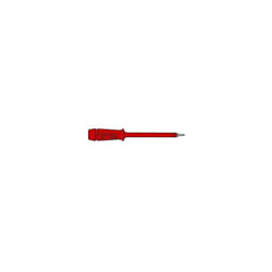 Hirschmann - pointe de touche à douille isolante flexible 4MM en acier inox - rouge (prüf 2) HM5410