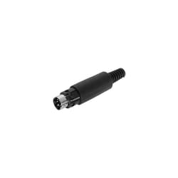Velleman - fiche mini-din male 4 broches - noir CA088 RI920