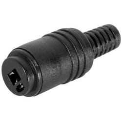 Velleman CA076T connecteur de fils female 2P din plug Noir