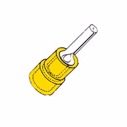 Velleman FYPC, Jaune, 2,8 mm, 10 pièce(s)