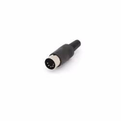 SPECIFICATIONS : couleur capuchon: noir 5 broches sur 180° capot en plastique moulé connexions à souder