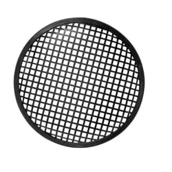 HQ Power 8" black metal speaker grille Métal Noir