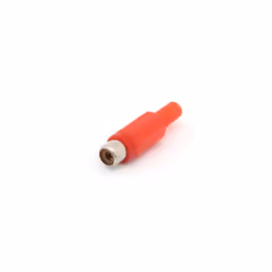 Velleman CA054R, RCA, Rouge, Femelle, Droit, Plastique, 4 mm
