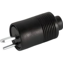Velleman CA075T connecteur de fils male 2P din plug Noir