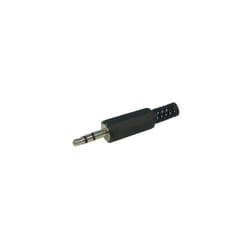 Velleman - jack male 3.5mm stereo plastique noir CA111 RI846