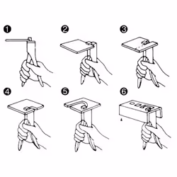Velleman VTNC couteau à lame rétractable Métallique
