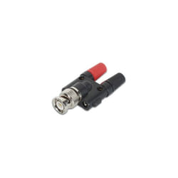 Bnc male vers 2 x fiche banane 4mm CBNC35 RI721