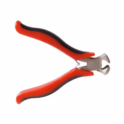 Velleman VT259, Pinces coupantes, Sulfate de chondroïtine, Plastique, Noir, Rouge, 100 mm