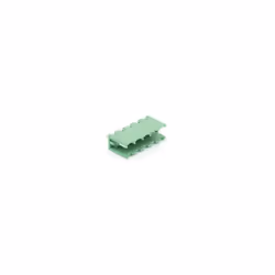 SPECIFICATIONS : nombre de pôles: 5 pas: 5.08mm pour câbles: 12AWG valeurs: 300V / 10A couleur: vert